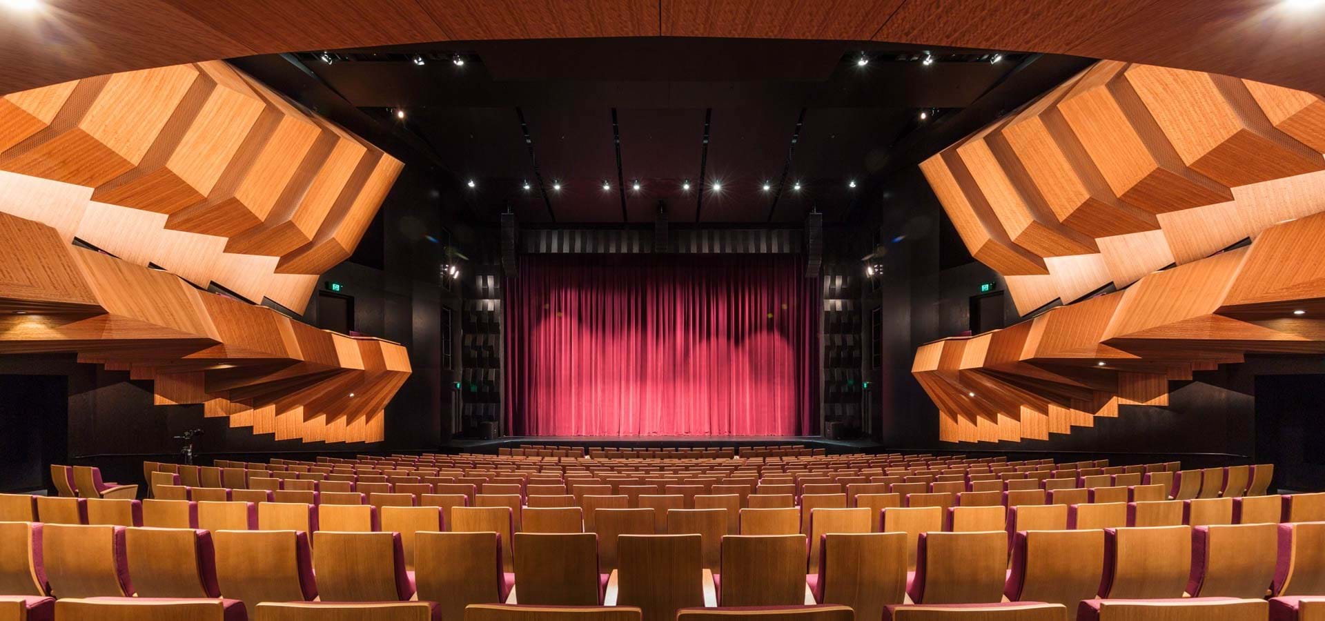 Performing arts and theatre seating at Bunjil Place