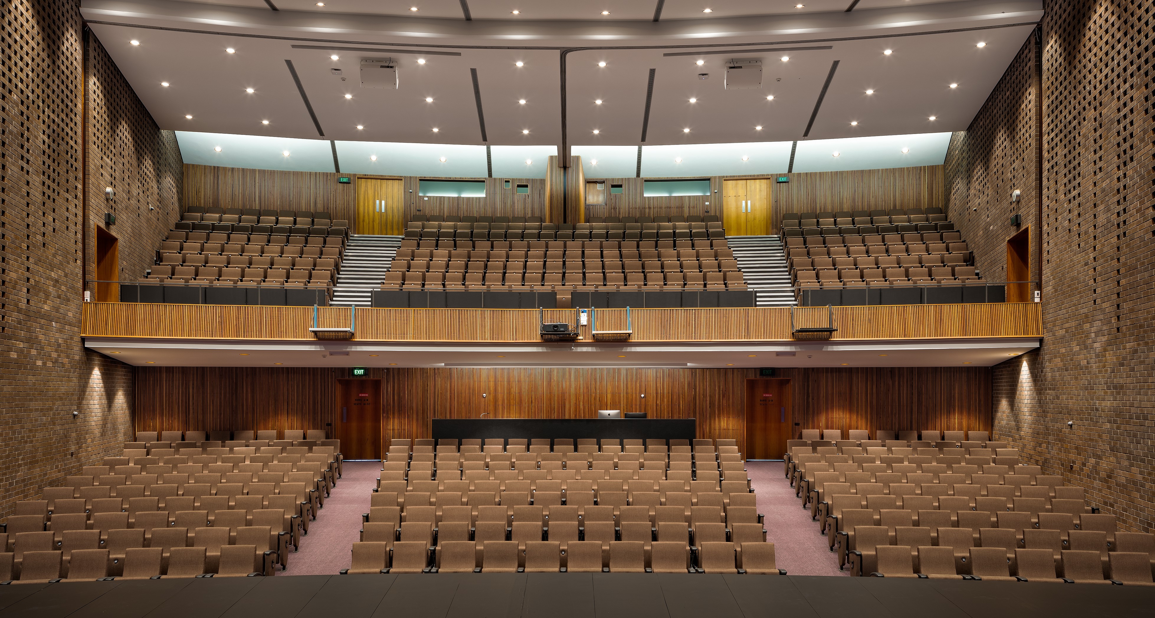 Profurn's public theatre seating at Hobart College