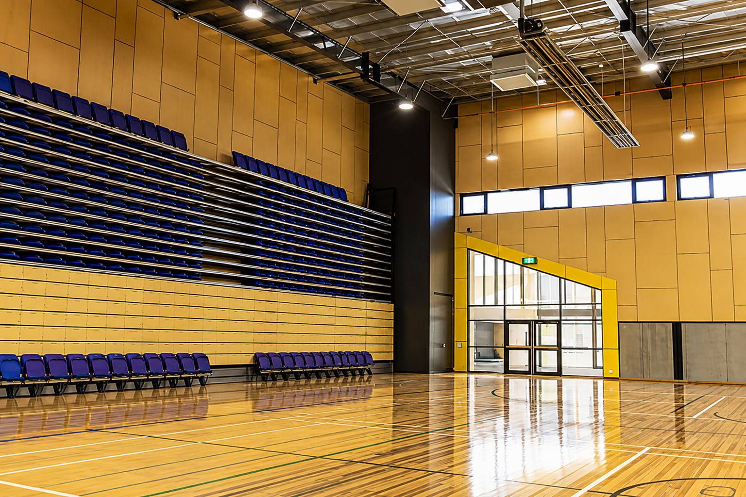 Commercial acoustic wall panelling installed by Profurn