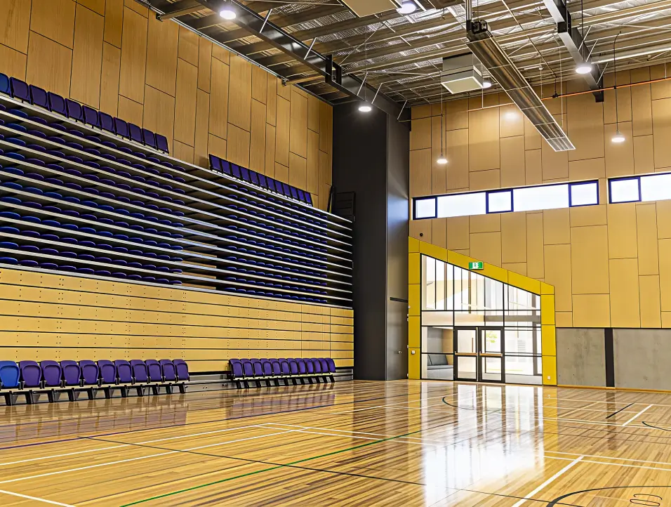 Commercial acoustic wall panelling installed by Profurn