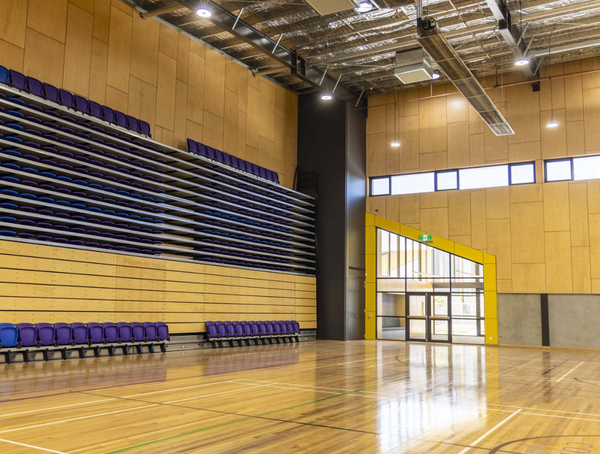 Commercial acoustic wall panelling installed by Profurn