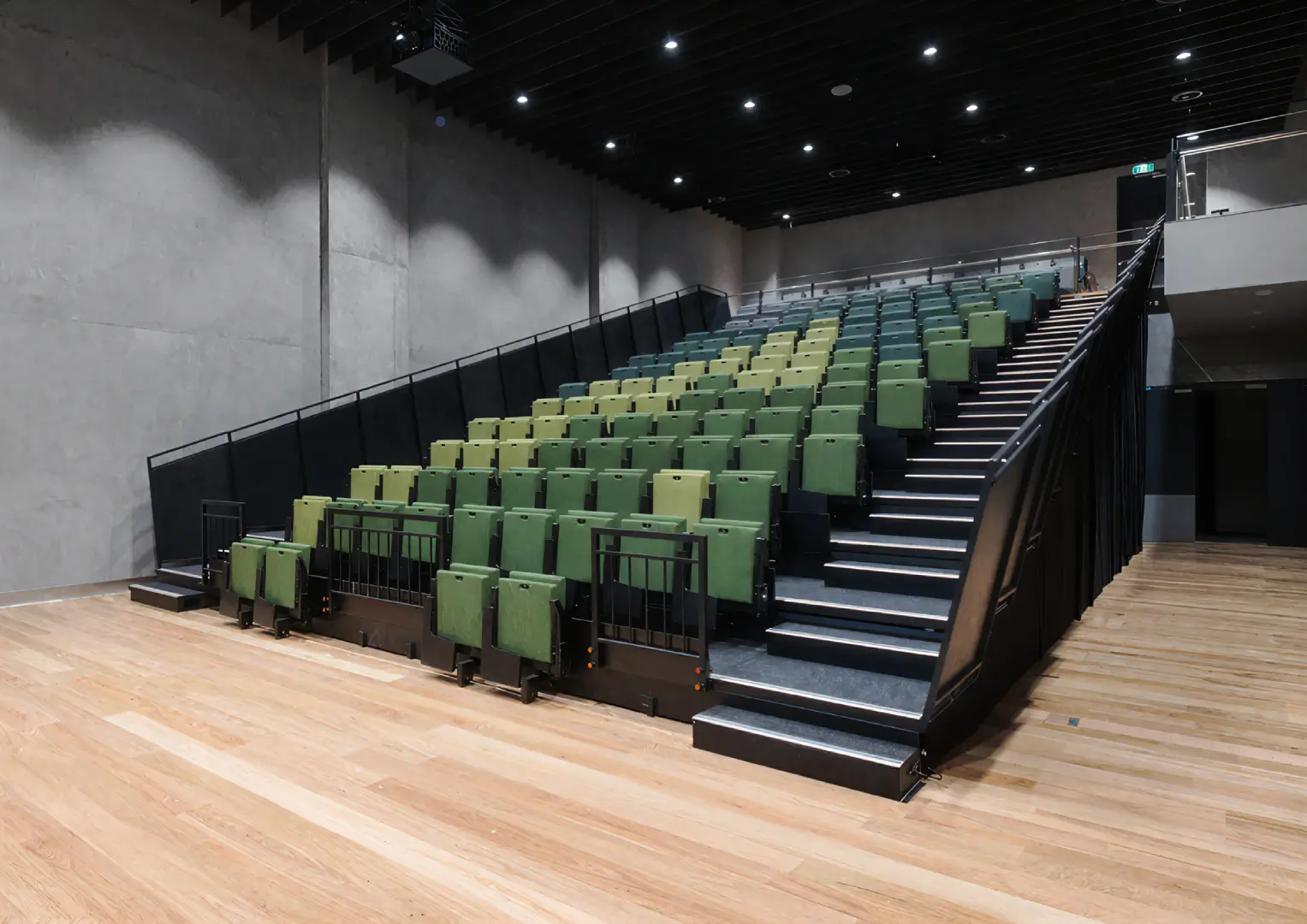 Profurn retractable seating system and lecture seating at St Vincents Hospital, Aikenhead Centre for Medical Discovery, Victoria, Australia